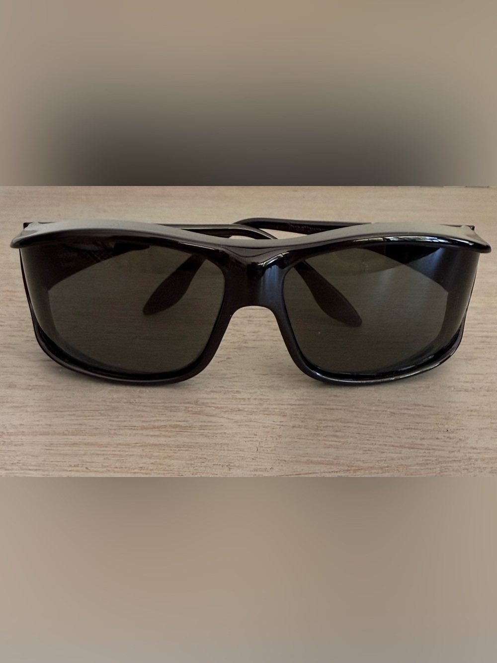 Vistana X Live Eyewear Polarized Fit-Over Wrap Sunglasses Large W302G Black Onyx